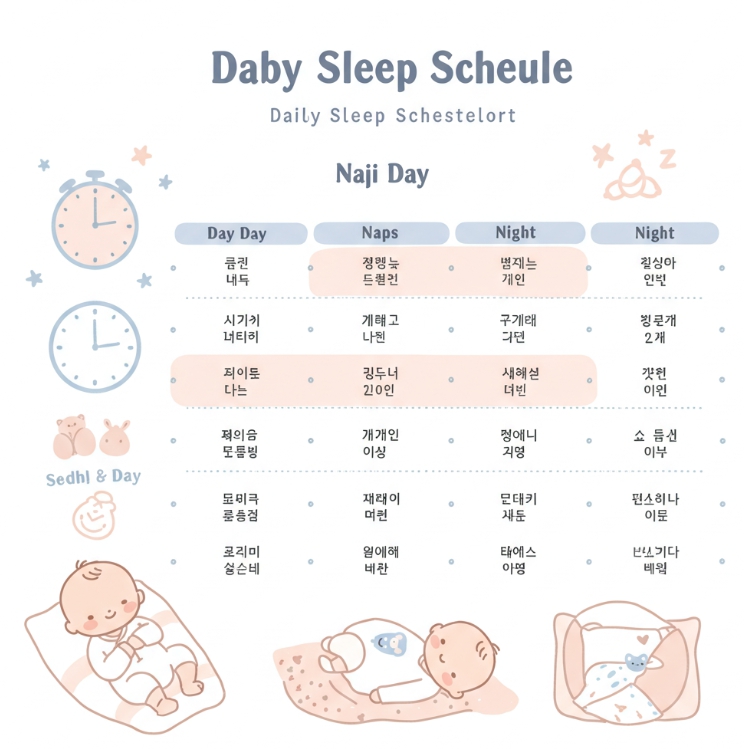 낮잠 시간대, 진짜 중요해요!