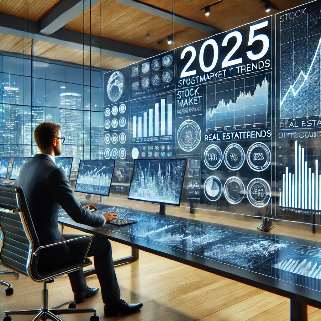 "2025년 재테크 트렌드 분석 – 주식, 부동산, 암호화폐 및 채권 투자 전략"