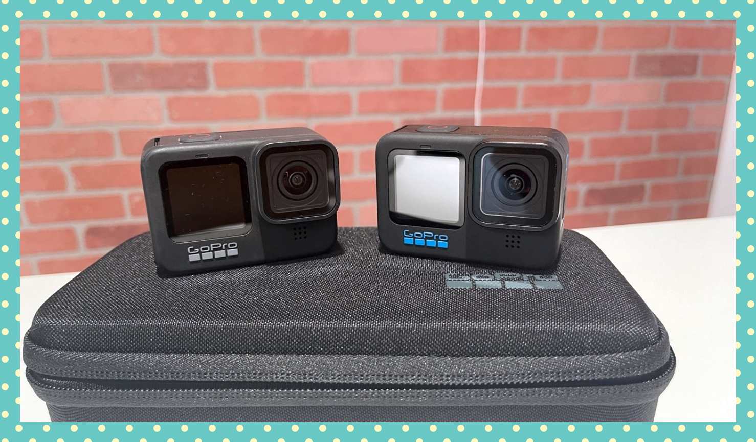 고프로 히어로9과 고프로 히어로10 비교 이미지