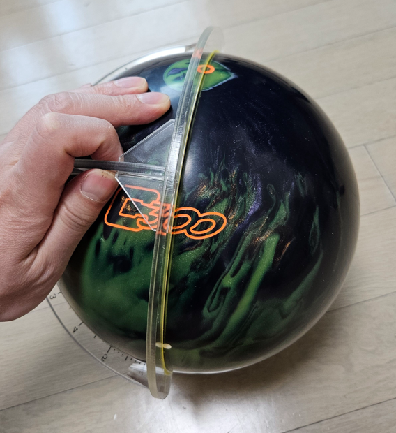 핀과 PSA(MB)를 잇는 선을 그리기