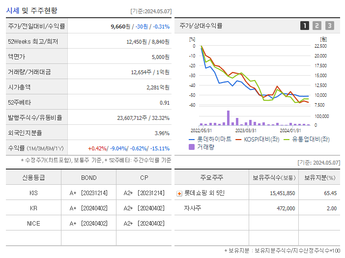 롯데하이마트_기업개요