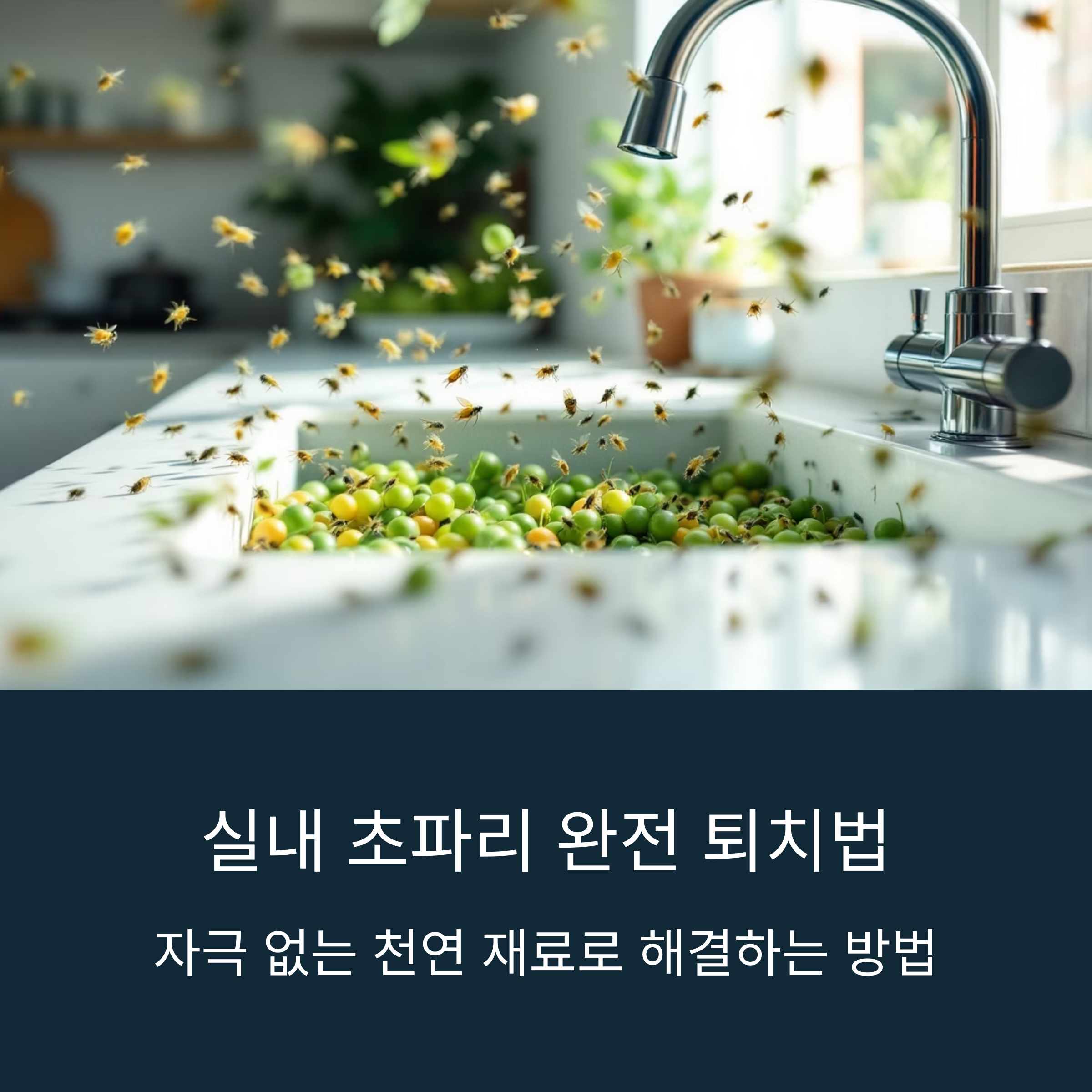 실내 초파리 완전 퇴치법, 효과적인 천연 솔루션 정리