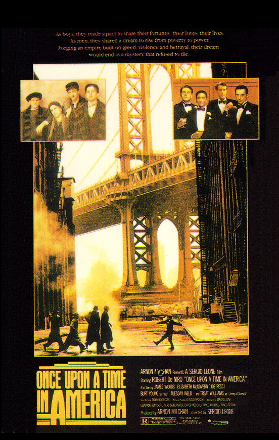 원스 어폰 어 타임 인 아메리카 영화 포스터