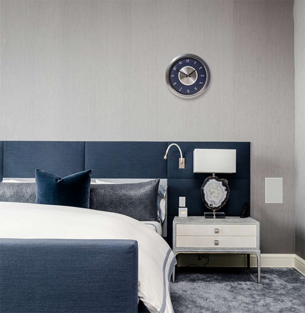 고급 알루미늄 벽시계, 무타공 벽걸이 시계; 디클로 글린트휴(Diclo Glint Hue)