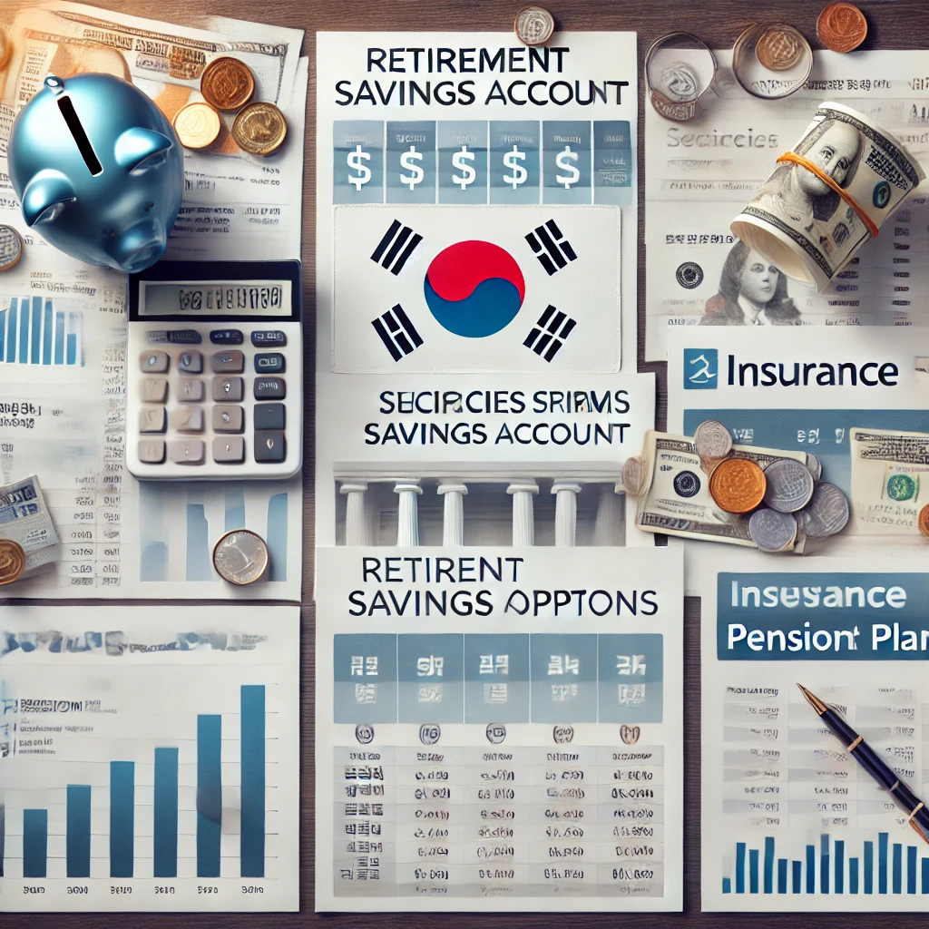 증권사&amp;#44; 은행&amp;#44; 보험사의 연금저축 계좌 옵션을 비교하는 자료
