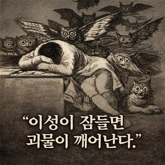 이성이 잠들면 괴물이 깨어난다