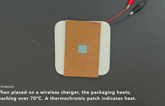 잎으로 만든 생분해성 무선 히터