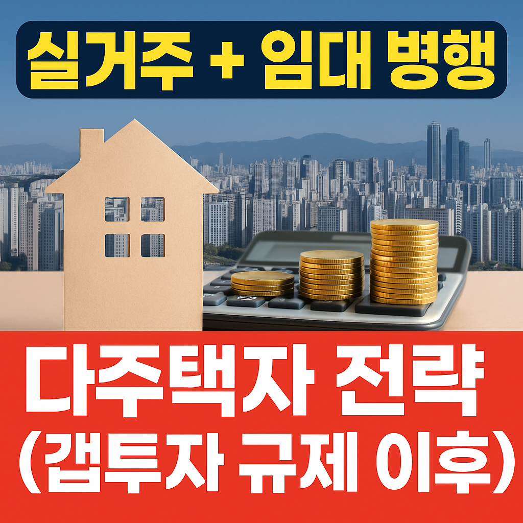 실거주 + 임대 병행 전략(갭투자 규제 이후) : 2025년 최신 가이드