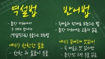 역설법 반어법 구분 사용 예시_11