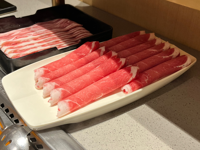 주문한 고기류 소목심