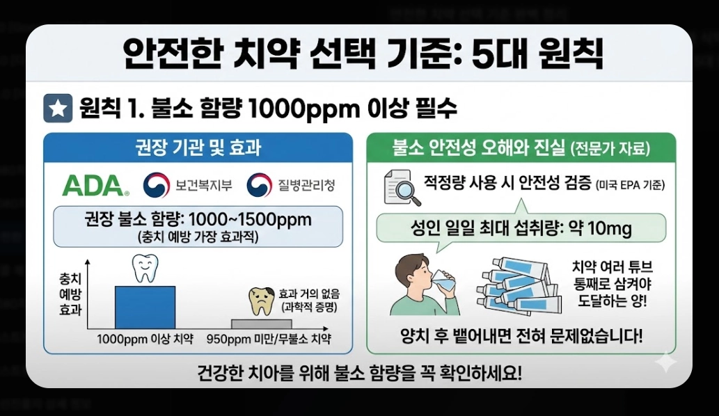 안전한 치약 추천(성분, 선택 기준)(2026년 + TOP 5)