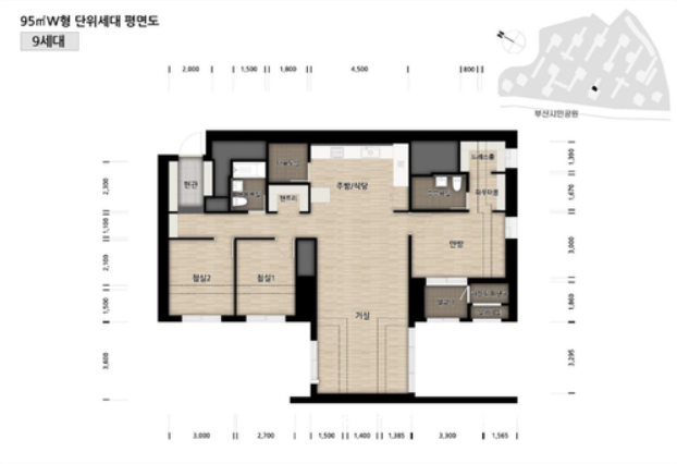 촉진3구역 평면도
