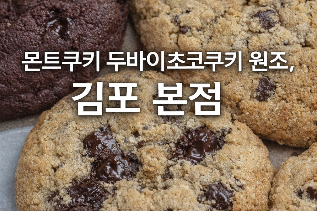 몬트쿠키 김포 본점, 두바이초코쿠키 원조 맛집 찾았다