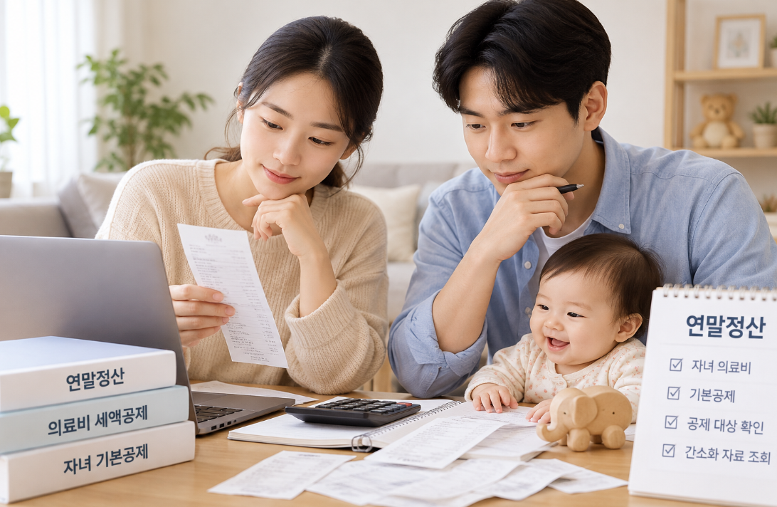 맞벌이 부부 연말정산 자녀 의료비 세액공제, 누가 공제받을 수 있을까?