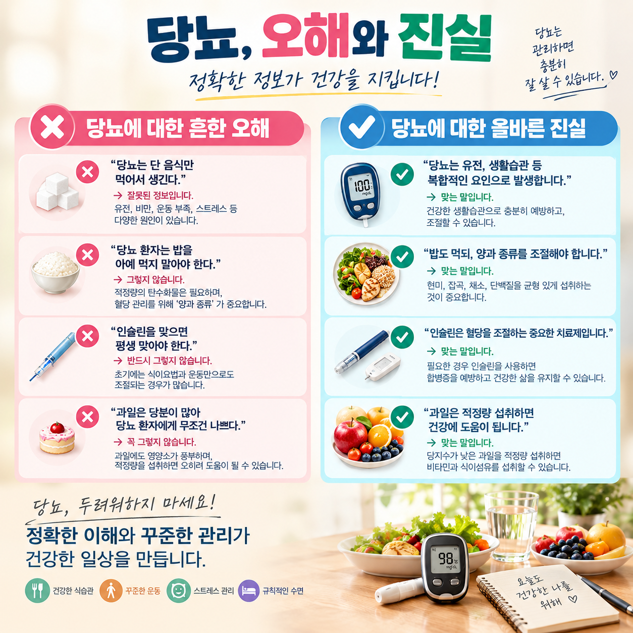 당뇨의 오해와 진실