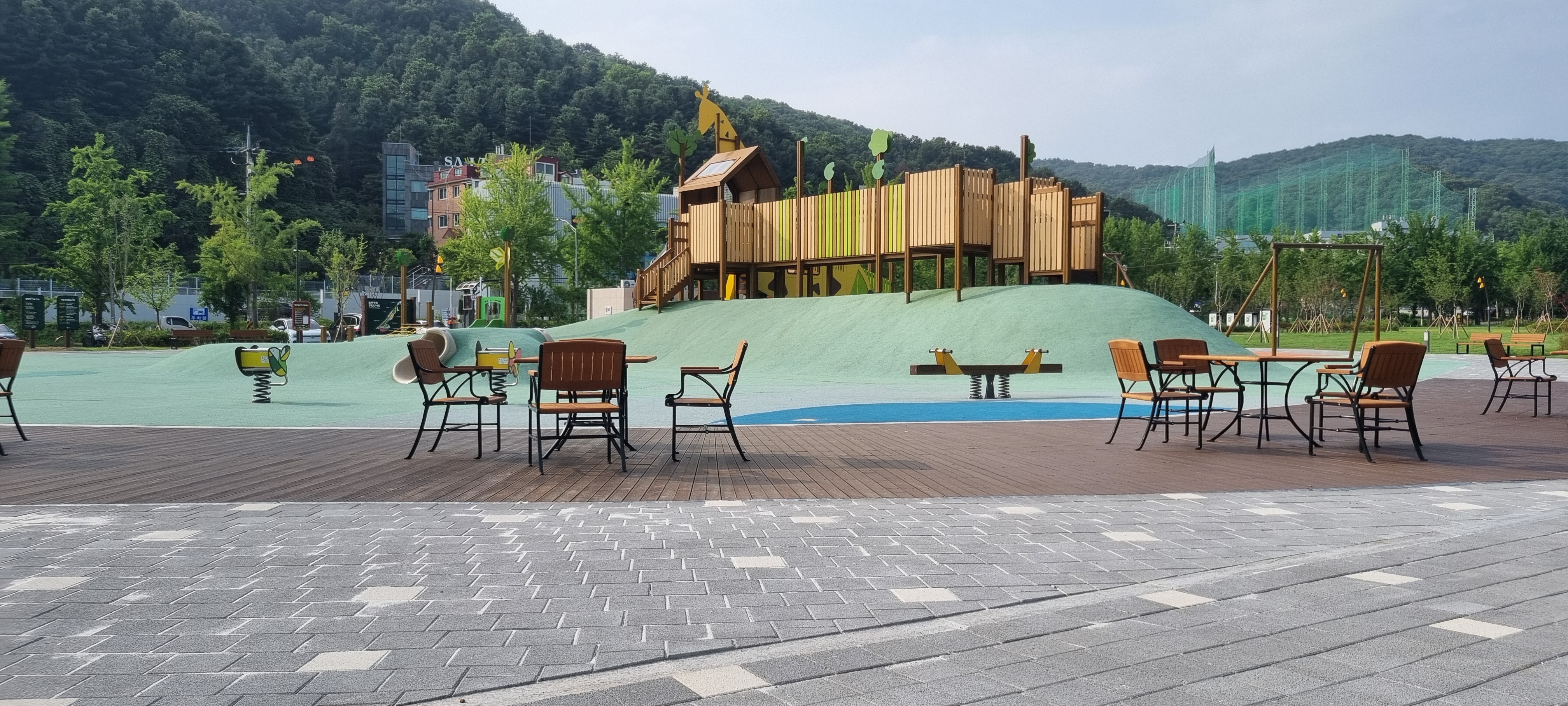 율동공원캠핑장 어린이 놀이터
