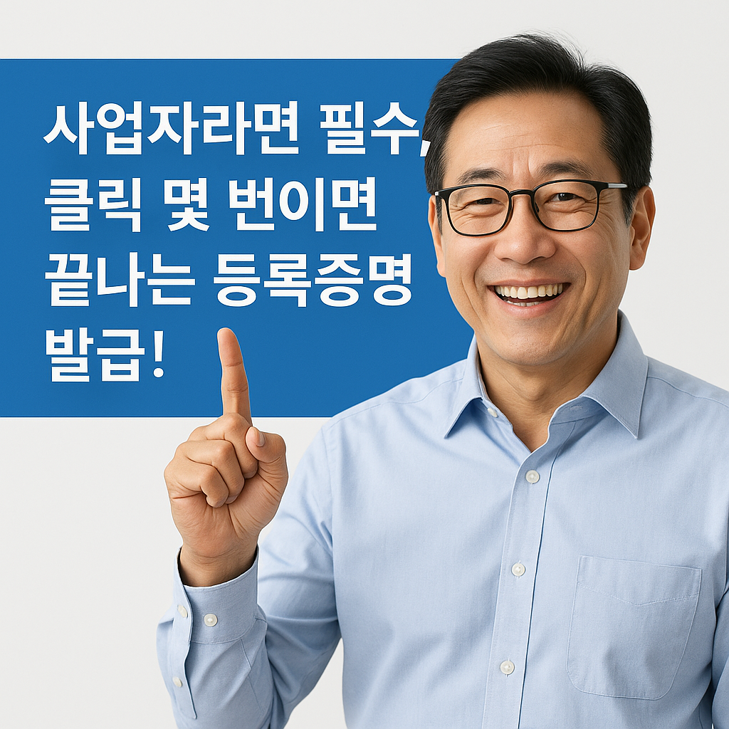 사업자등록증 온라인발급