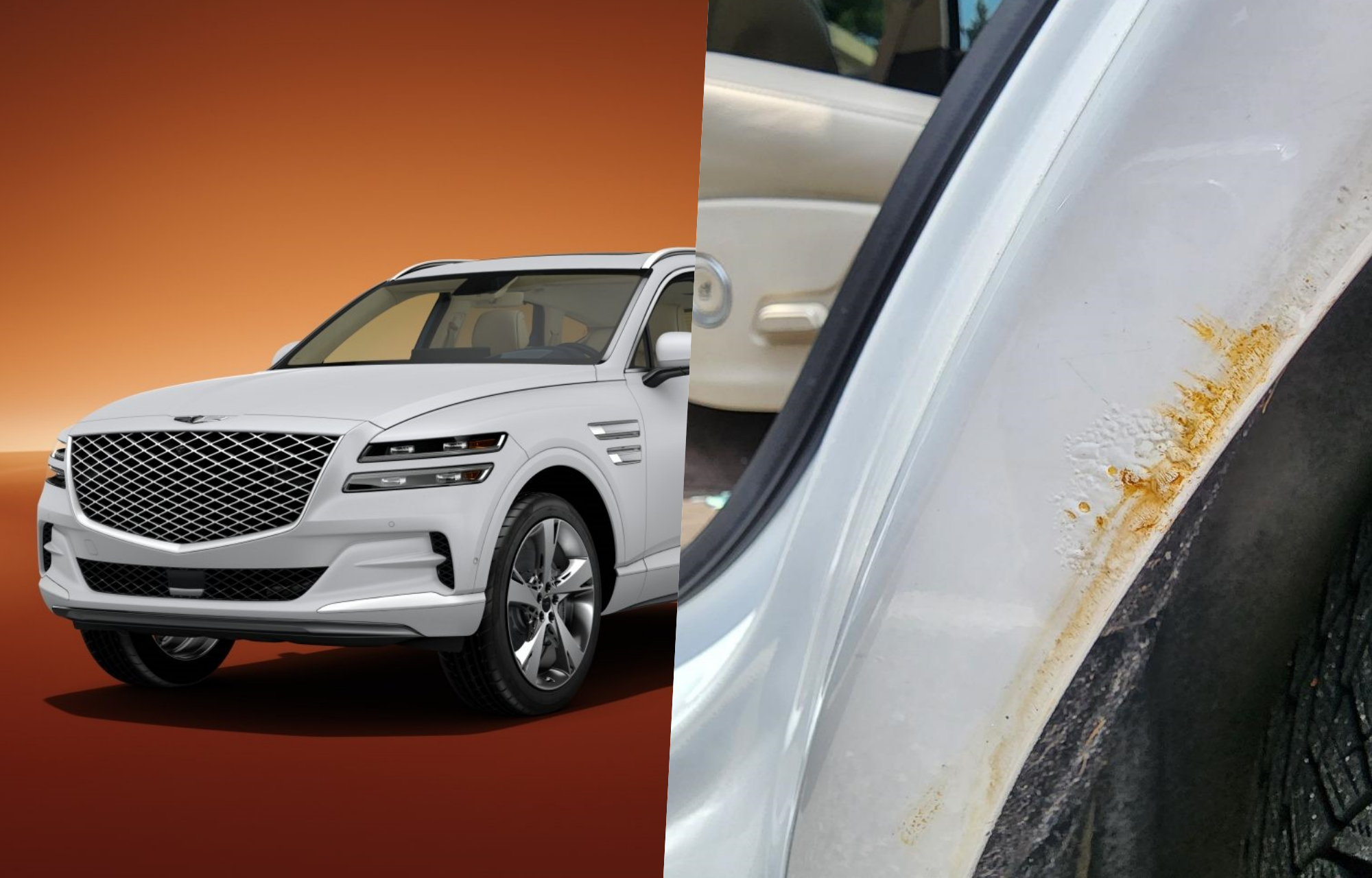 제네시스의 베스트셀링 SUV 'GV80'가 최근 부식이 발생했다는 사례가 늘면서 논란이 되고 있다.