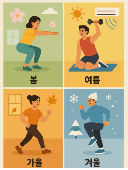 시즌별 아침운동 팁