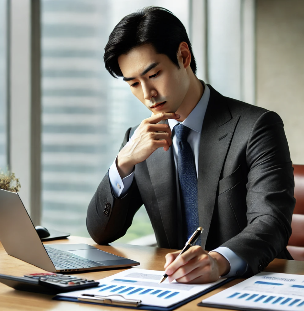 외부회계 감사자가 감사를 수행하는 모습