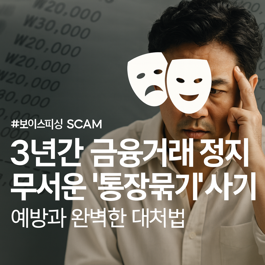 통장묶기 사기 관련 사진첨부