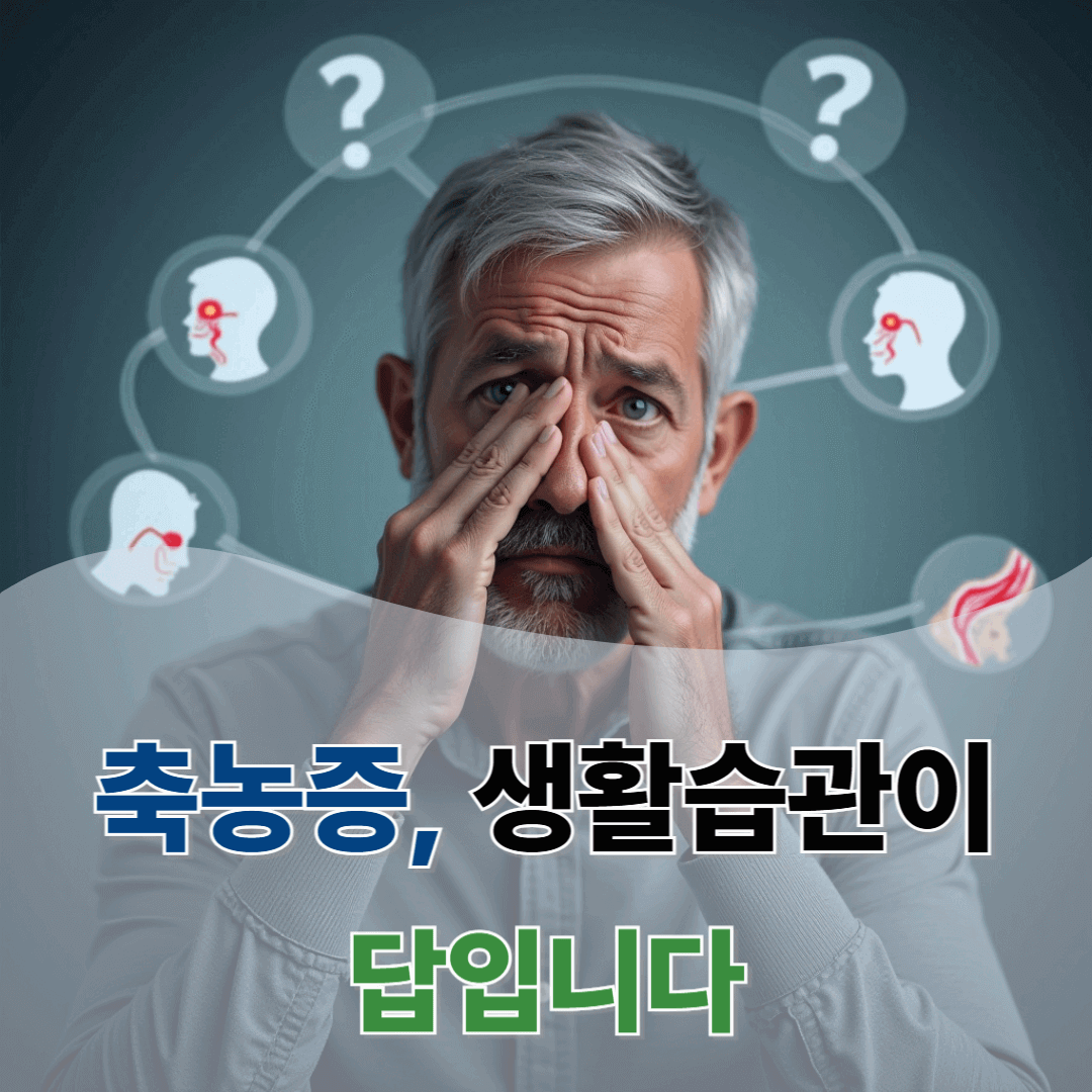 축농증, 완치 가능할까? 재발 막는 생활 습관과 관리법 총정리