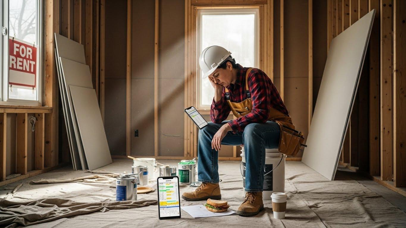 인테리어 공사기간 임대료