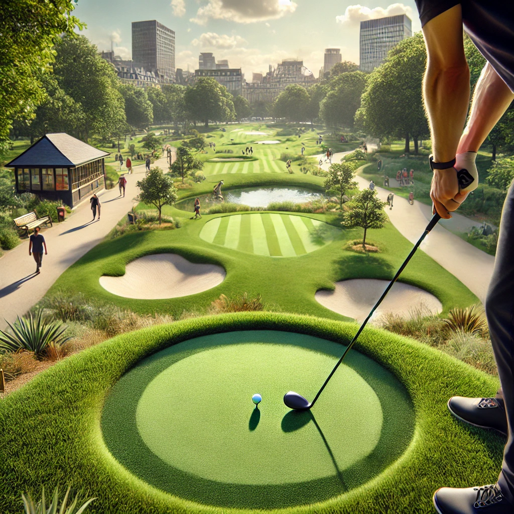 공원에서 나이스샷~ 파크골파장 개장!