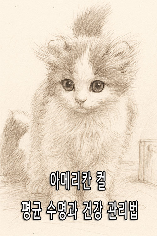 아메리칸 컬 평균 수명과 건강 관리법