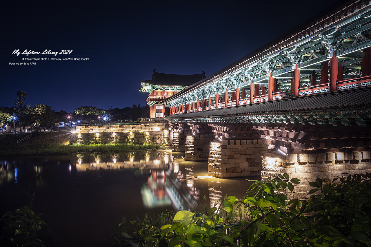 경주 월정교 야경