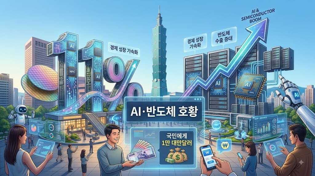 대만 반도체 호황 이미지