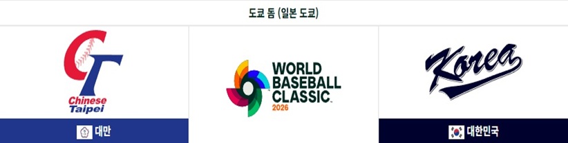 2026월드베이스볼클래식(WBC), 대한민국, 대만