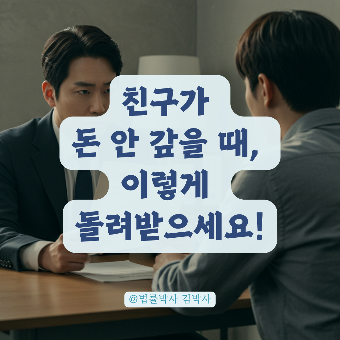 친구가 돈 안 갚고 버틴다면? 내용증명부터 소액소송까지 돈 돌려 받는 절차 총정리