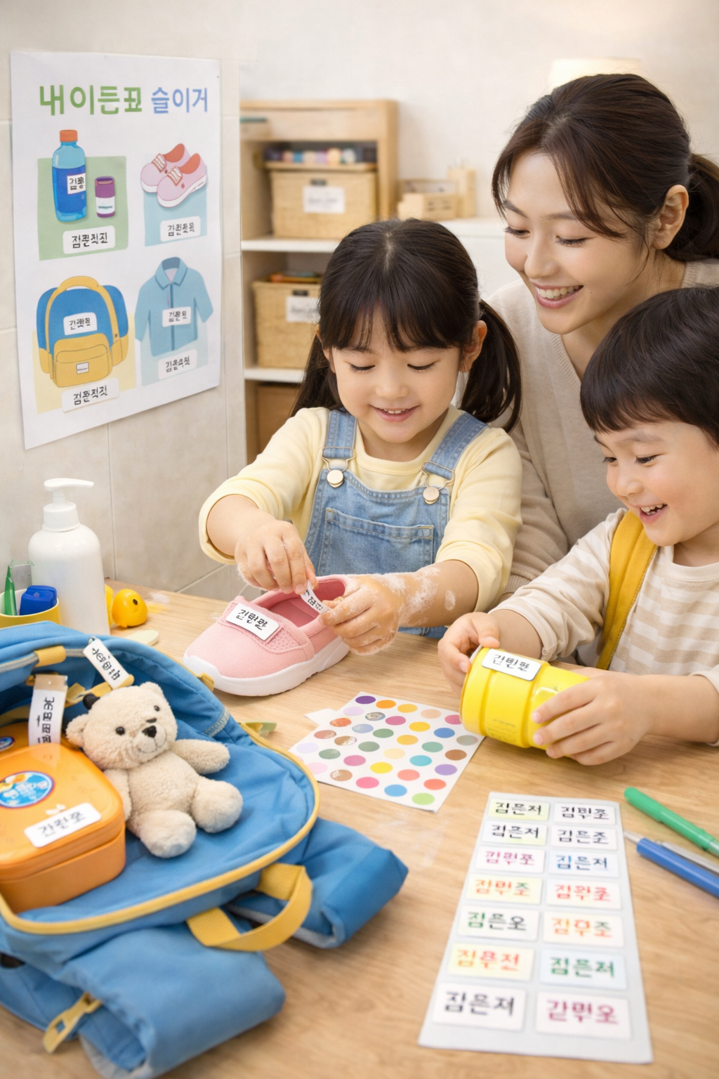 아이 물건 분실 줄이는 방법 관련 사진
