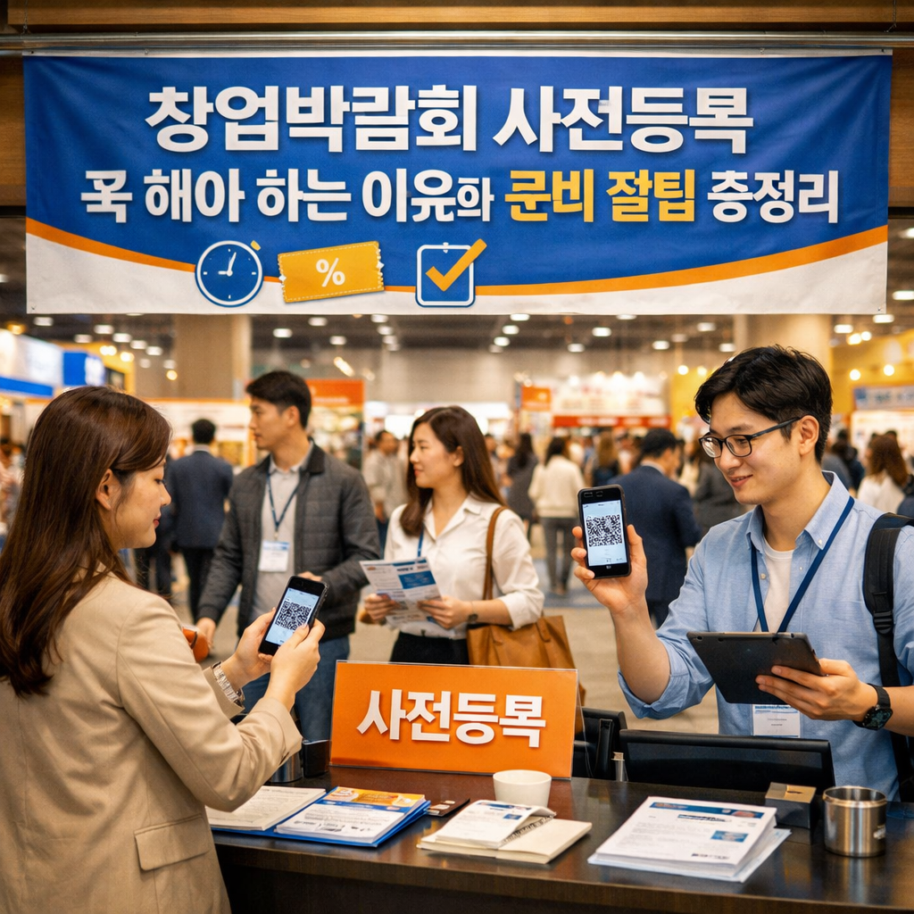 창업박람회 사전등록 꼭 해야 하는 이유와 준비 꿀팁 총정리