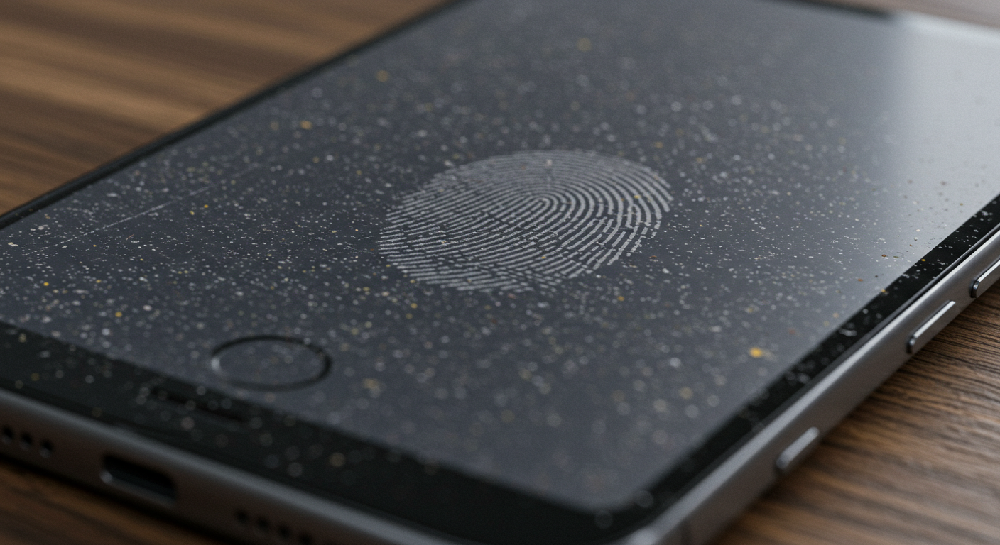 가장 흔한 원인은 손가락의 지문