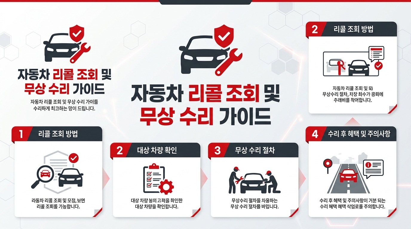 자동차 리콜조회 방법