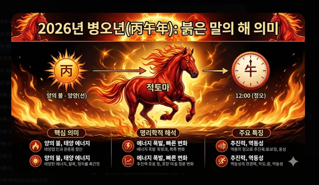 2026년 병오년 새해 운세 완벽 정리