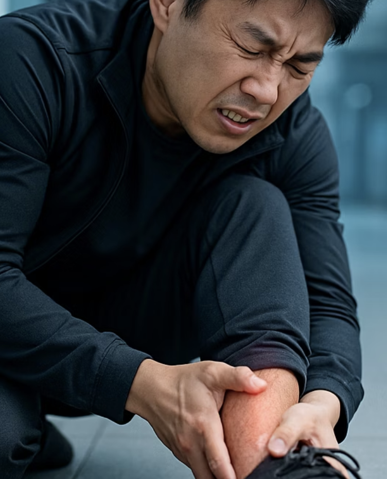 과거의 유령, 발목 염좌의 후유증
