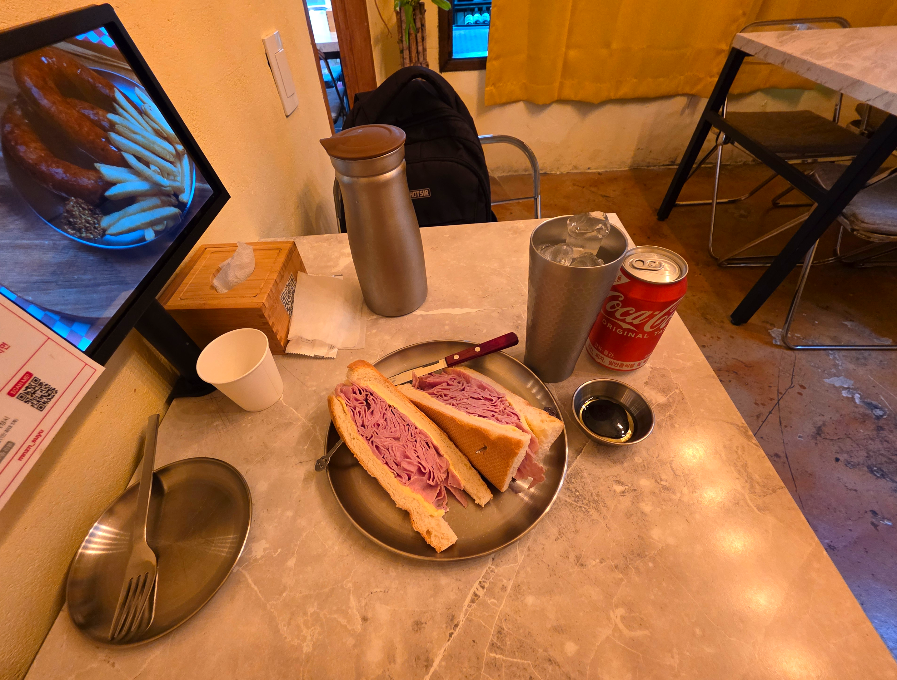 수유역민지네잠봉뵈르샌드위치