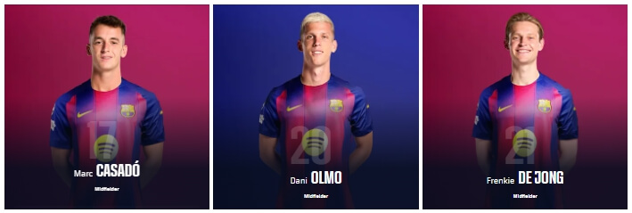 FC 바르셀로나 2025 아시안 투어 출전 선수 명단