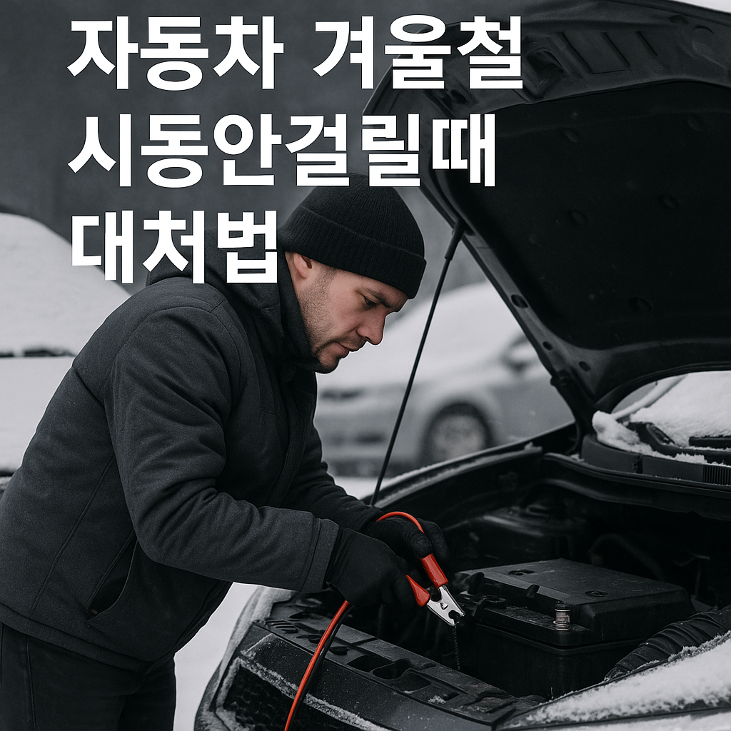 겨울철 자동차 시동 안 걸릴 때 대처법 배터리 방전&middot;연료 문제까지 총정리!