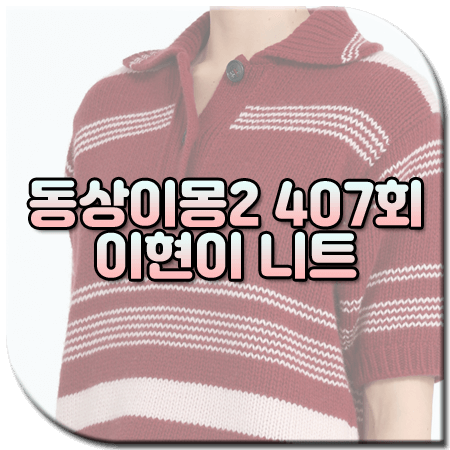 동상이몽2 407회 이현이 니트