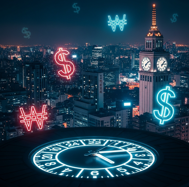 외환시장 24시간 개방 (새벽에도 환전 OK!)