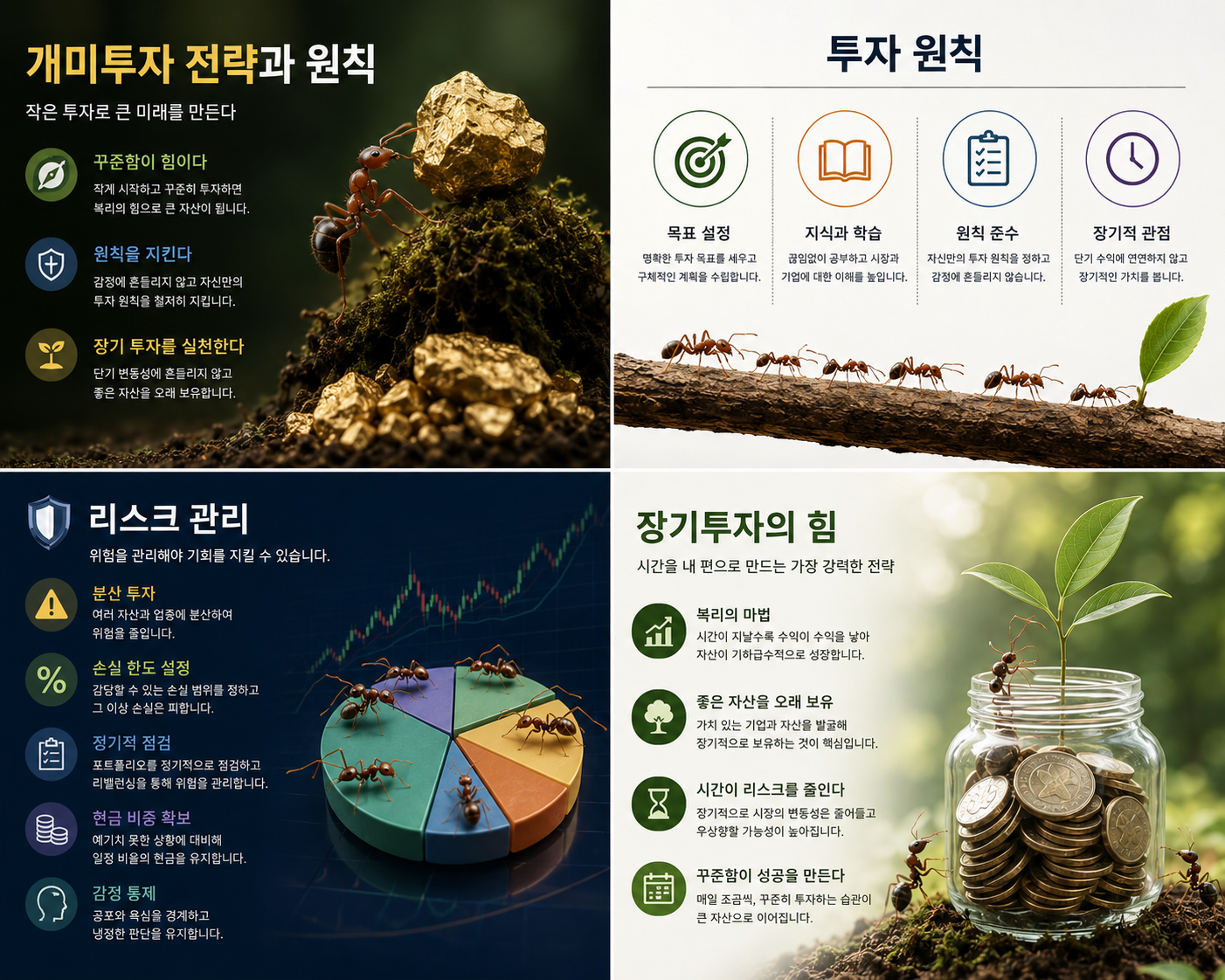 개미투자 전략, 투자 원칙