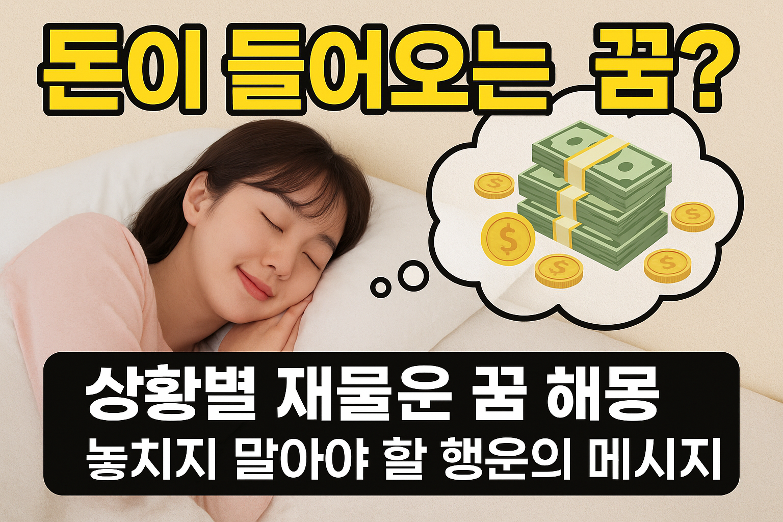 돈이 들어오는 꿈