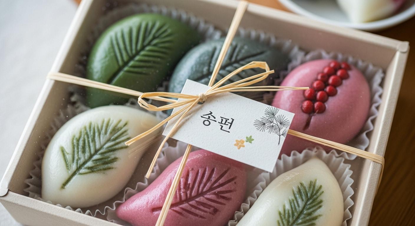 송편 포장