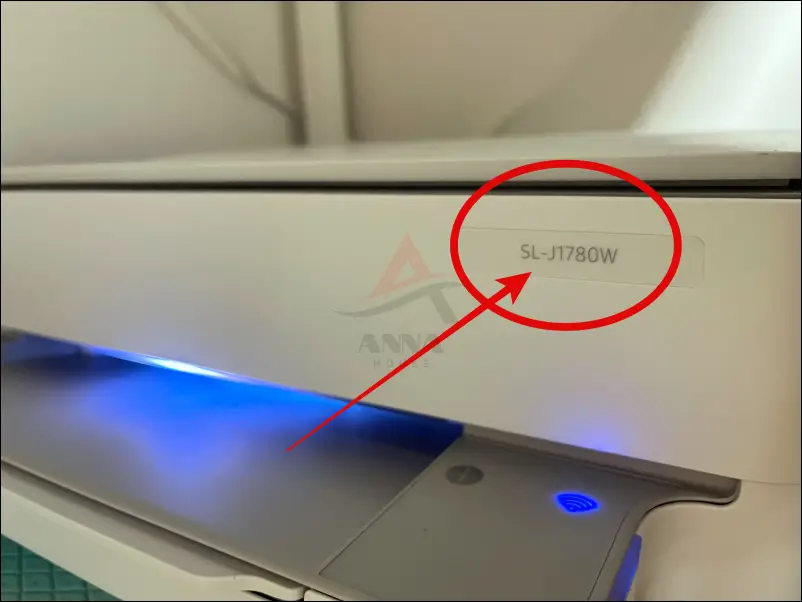 프린트 전면에 있는 삼성 프린트 모델명