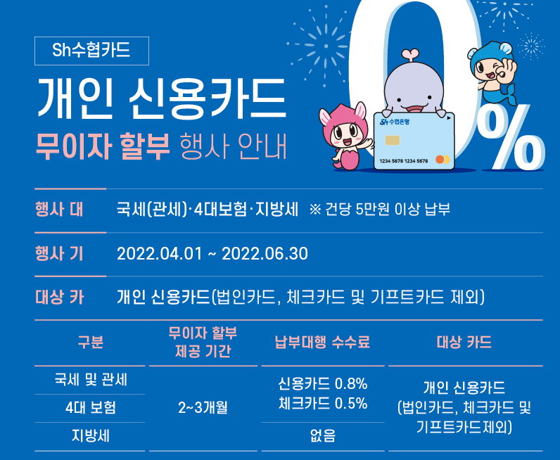 수협카드 국세혜택