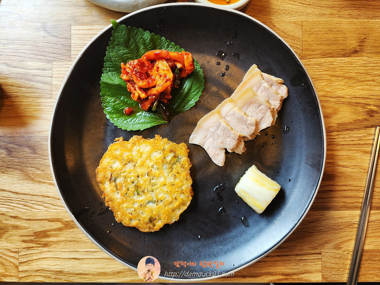 편육, 보쌈속, 녹두전